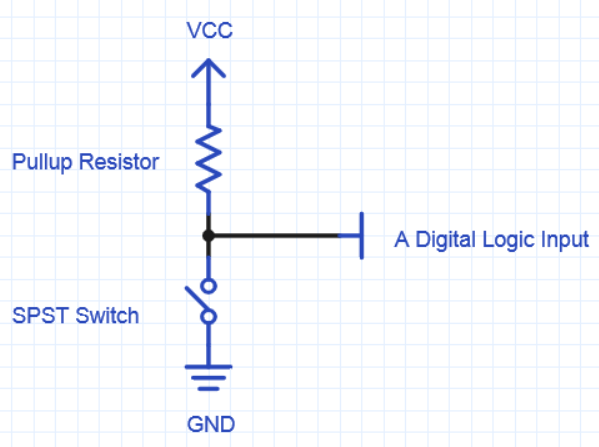 Pushbuttons and Switches | Mbed single pole schematic wiring 